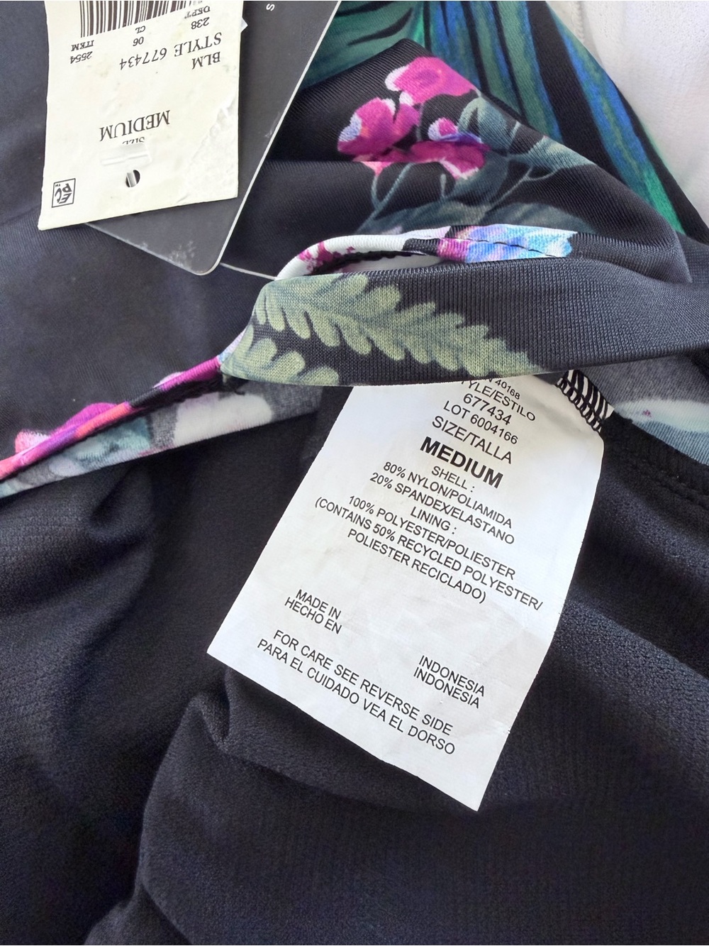 Aqua Green Waist Detail Full Coverage Swimsuit - Picture 3 of 3